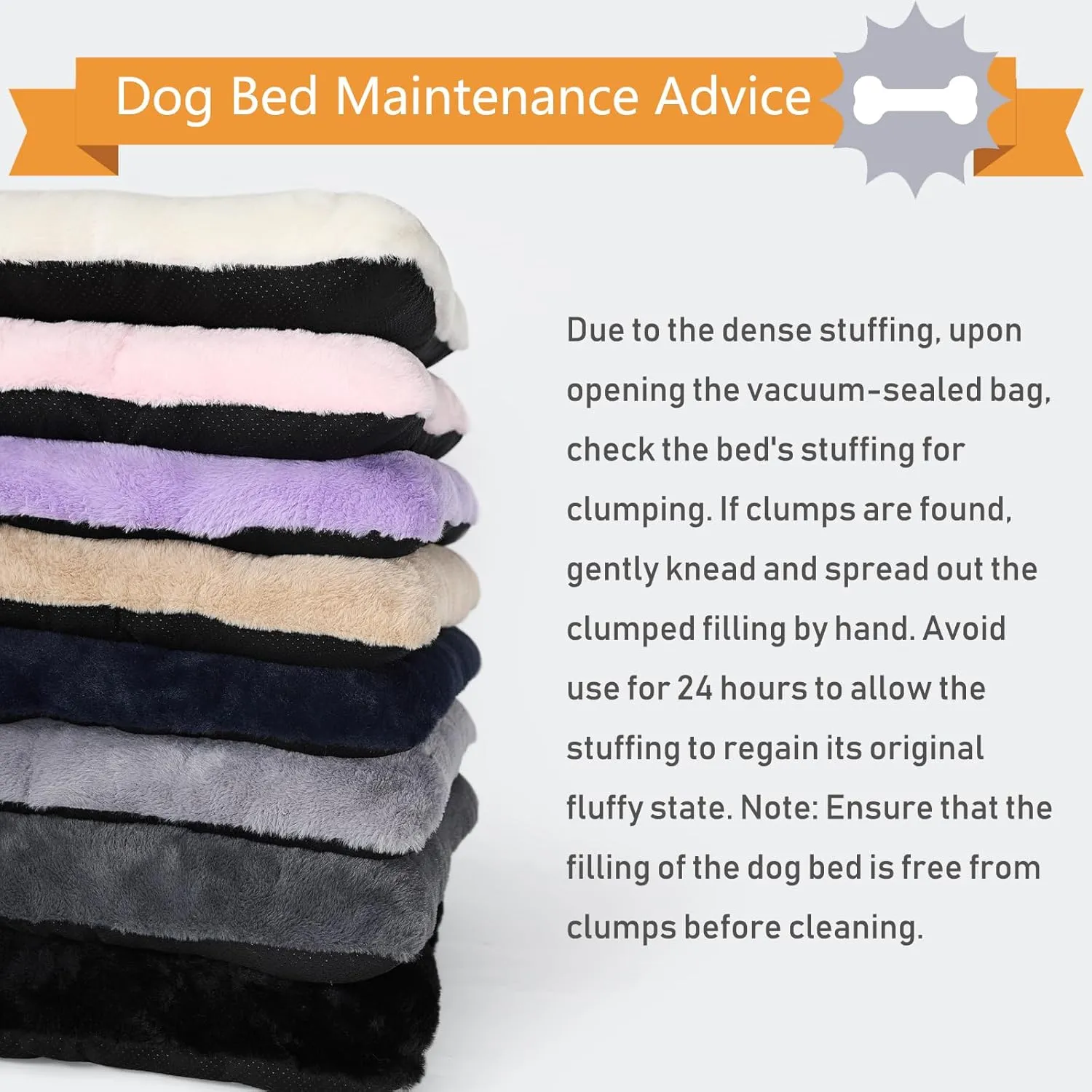 36 inch Dog Crate Bed Washable,Extra Soft Dog Crate Pad 36 x 24 fit Kennel or Cage with Anti-Slip Bottom Fluffy Plush Sleeping Mat for Large Medium Size Breeds Dogs, Grey