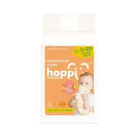 Baby Antibacterial Wipes 20s (Bundle of 5)