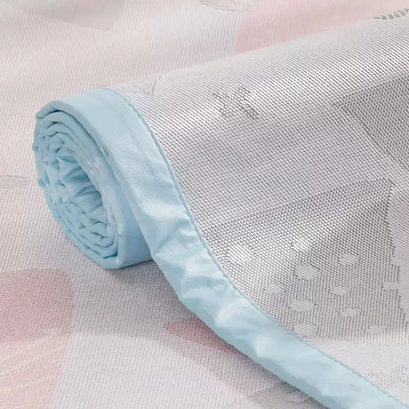 Baby Mattress Protector Multipurpose Mat-Blue-Large