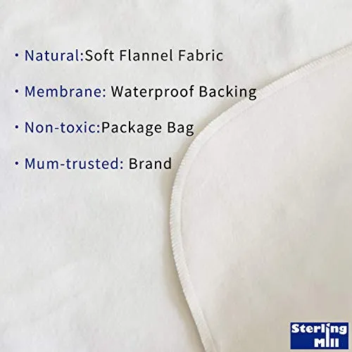 Baby Toilet Training Sleep Mat Waterproof Reusable Bed Protector Sheet Absorbent Incontinence for Infant and Adults (80 x 100 cm) 80x100 cm (Pack of 1)