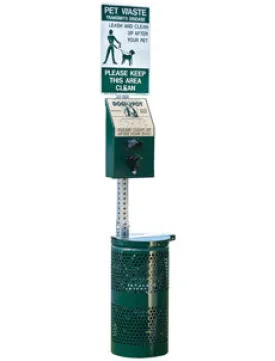 Bark Park All aluminum pet waste station