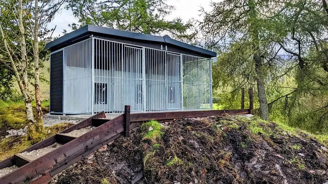 Benchmark Dog Kennel with Apex Roof - Triple 15 x 10ft, Eco Thermal Range