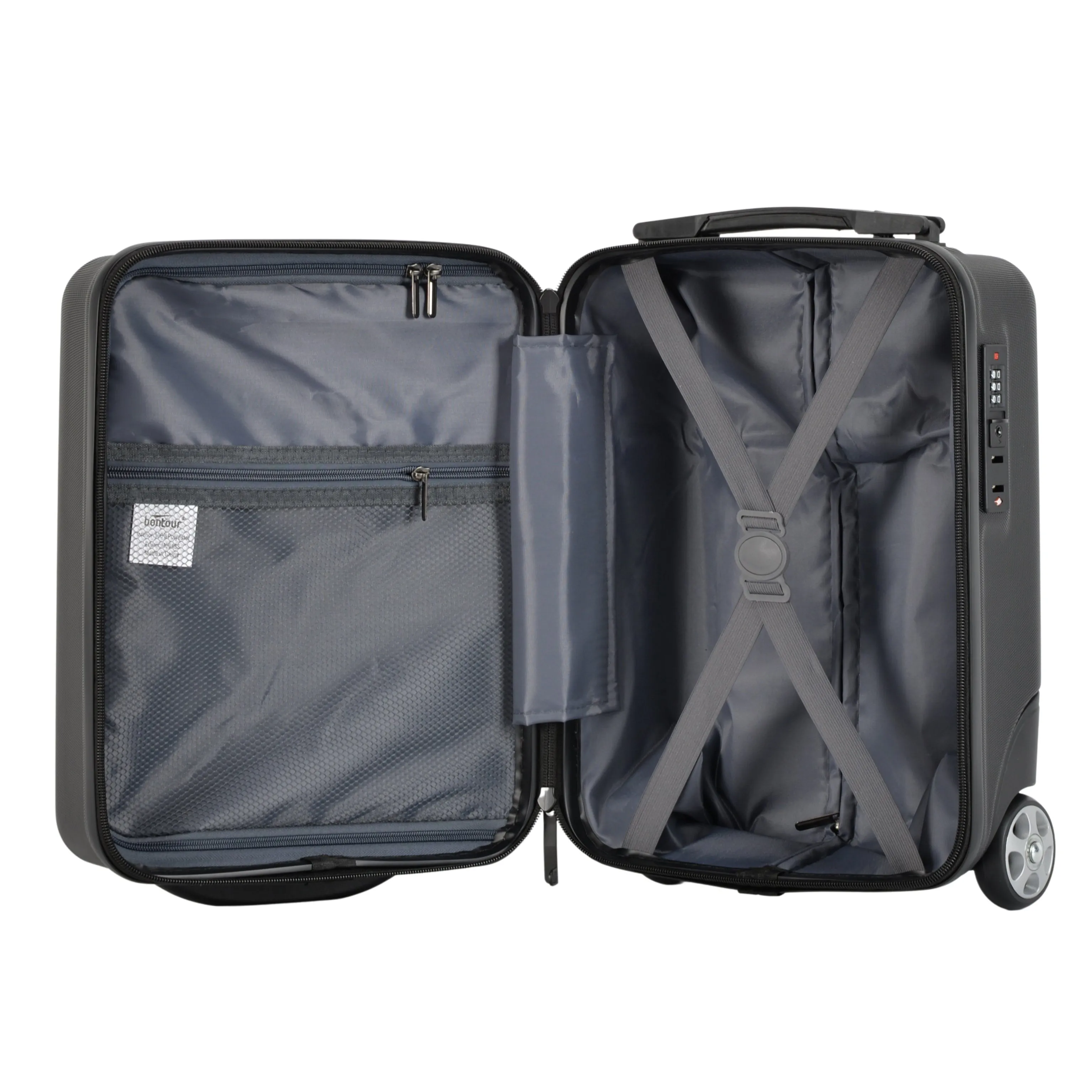 BONTOUR “CabinOne” Hand luggage WizzAir 40x30x20cm, 2 Wheels under seat trolley