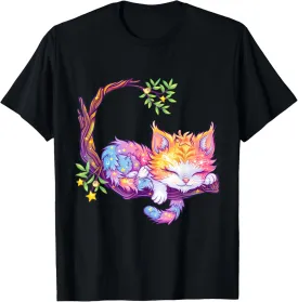 Cat Graphic With A Cute Kitty Animal Face For Pet Lovers T-Shirt