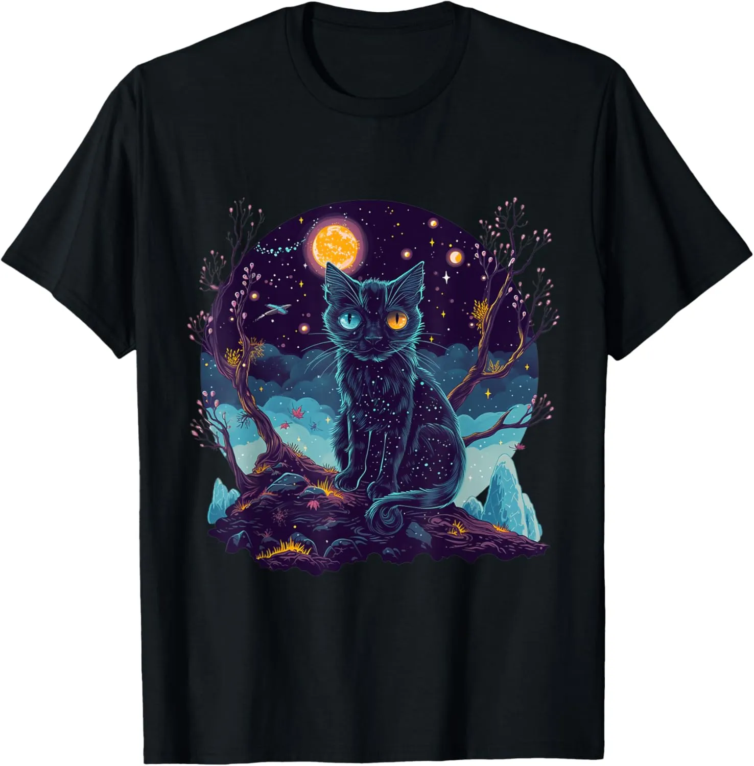 Cat Graphic With A Cute Kitty Animal Face For Pet Lovers T-Shirt