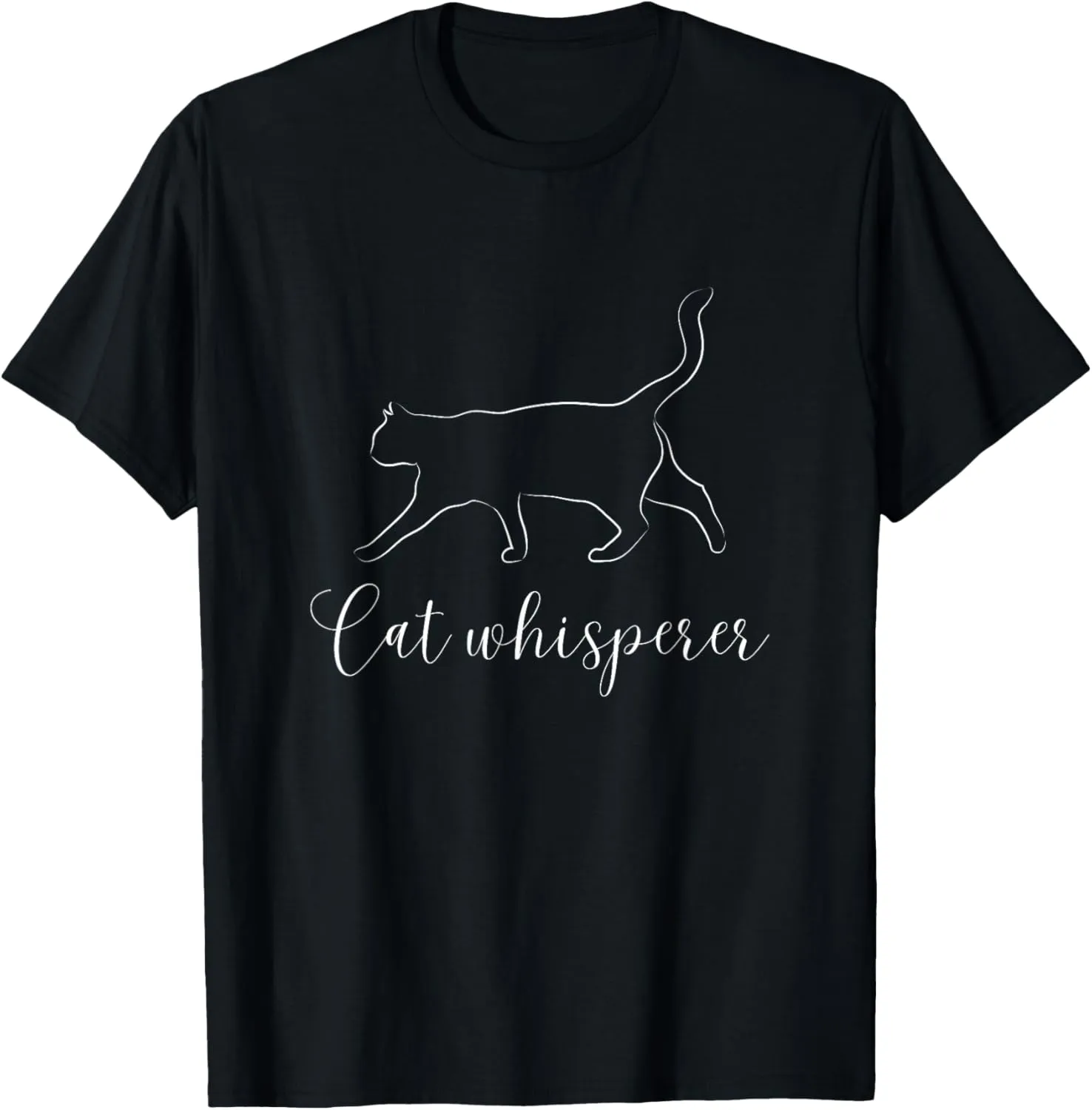 Cat Whisperer Retro Graphic Cat Owner Cat Lover Pets Cat T-Shirt