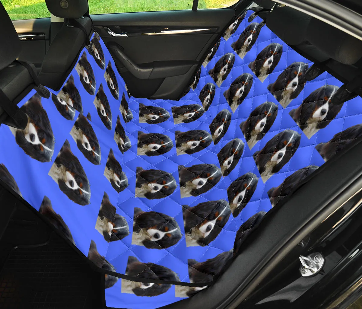 Cavalier King Charles Spaniel Tri Pet Seat Cover
