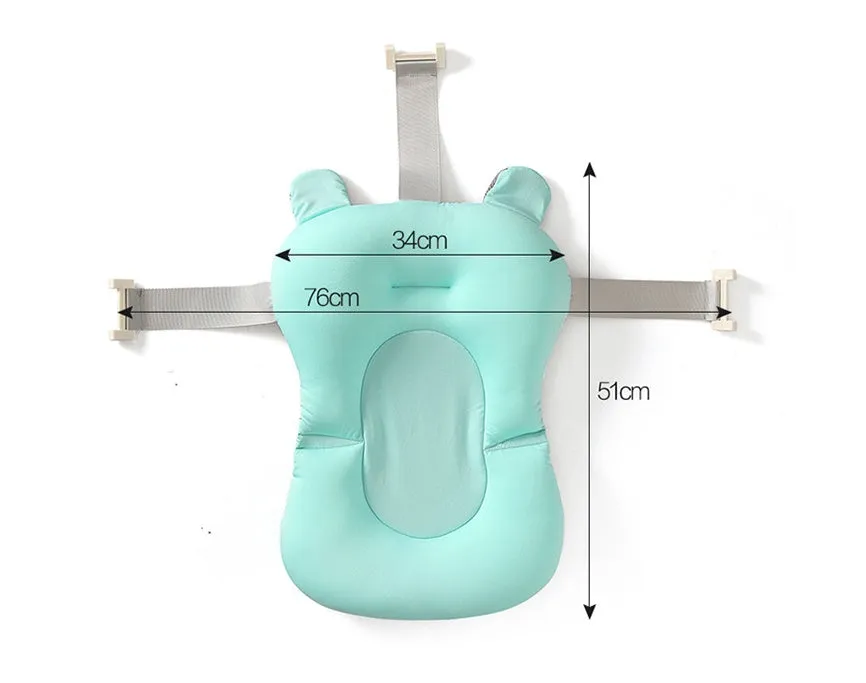 Foldable Baby Bath cushion Applicable 0-36 Month, Perfect Portable Travel Baby Tub for Newborns