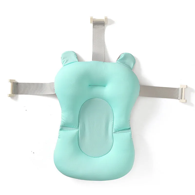 Foldable Baby Bath cushion Applicable 0-36 Month, Perfect Portable Travel Baby Tub for Newborns