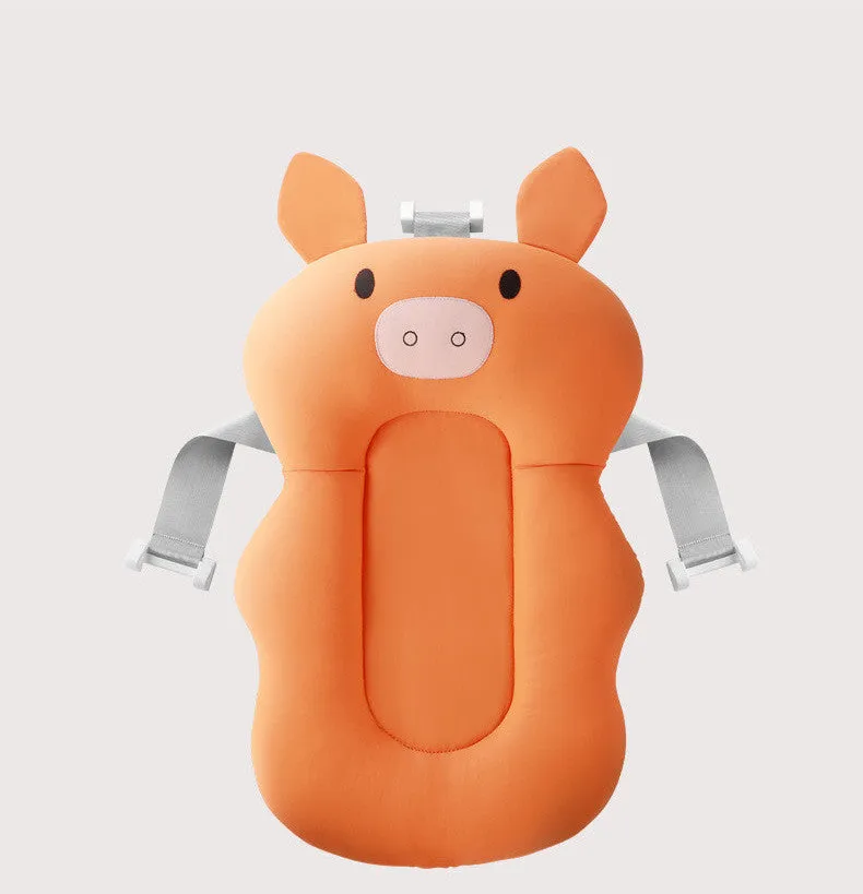 Foldable Baby Bath cushion Applicable 0-36 Month, Perfect Portable Travel Baby Tub for Newborns