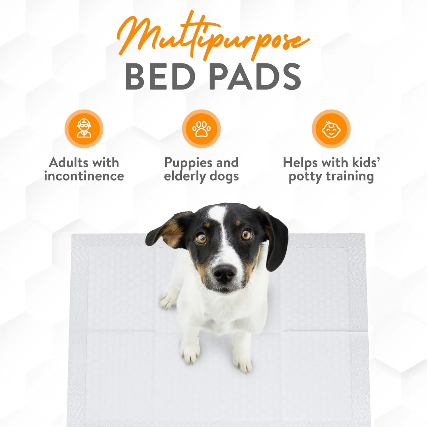 Inspire White Disposable Underpads 60ct for Incontinence Chair or Bed Pads Potty Training for Babies and Elderly | Puppy Pads Pee Pad for Dogs (30" x 24")