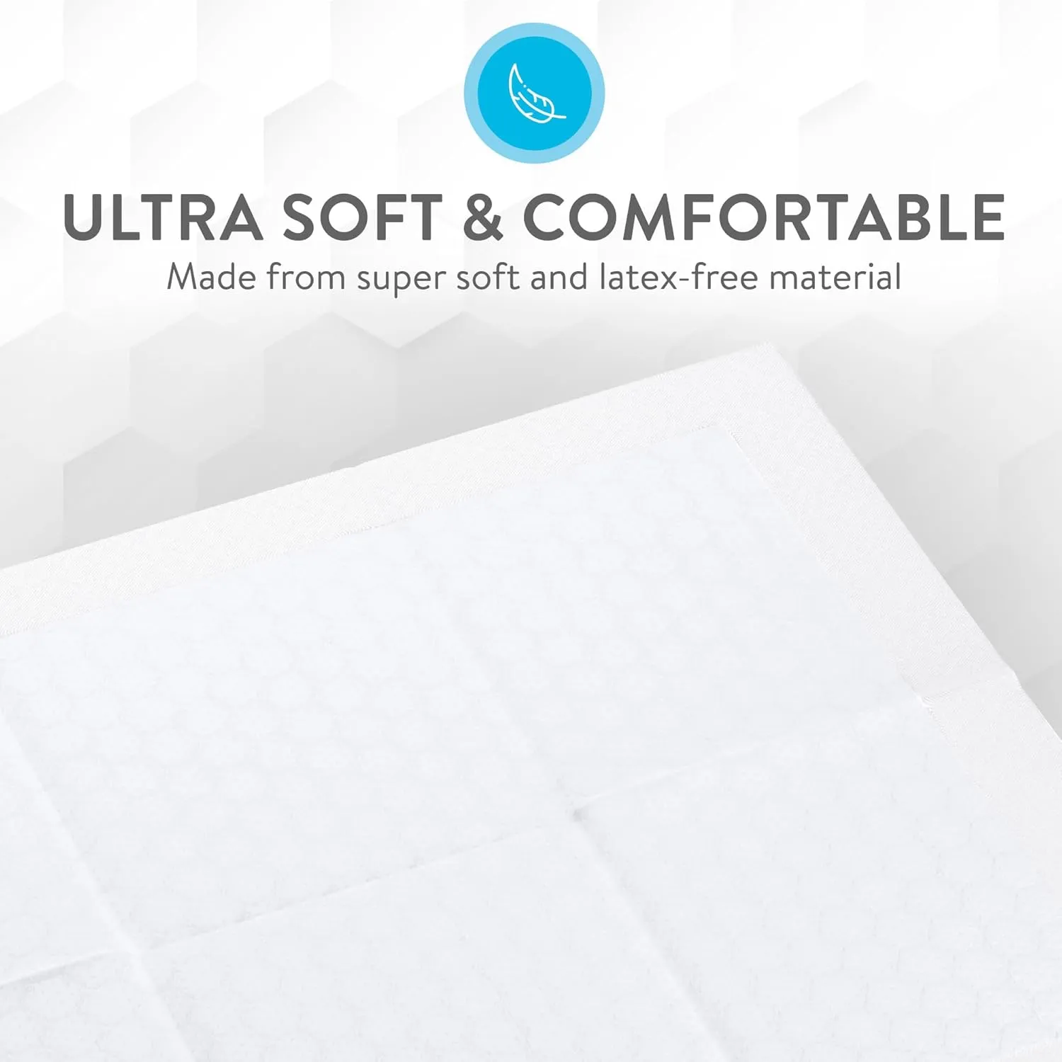 Inspire White Disposable Underpads 60ct for Incontinence Chair or Bed Pads Potty Training for Babies and Elderly | Puppy Pads Pee Pad for Dogs (30" x 24")