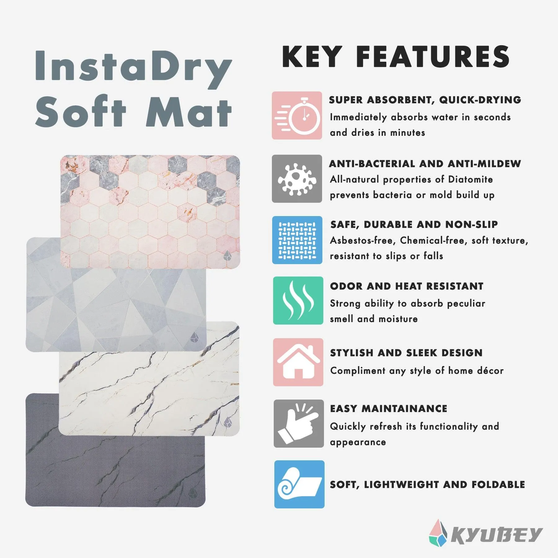 Kyubey Instadry Soft Mat Canvas Series