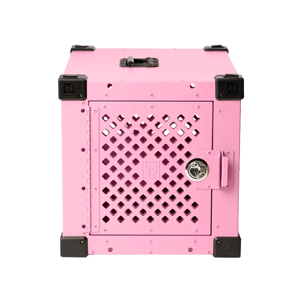 Limited Edition: Pink Stationary Dog Crate