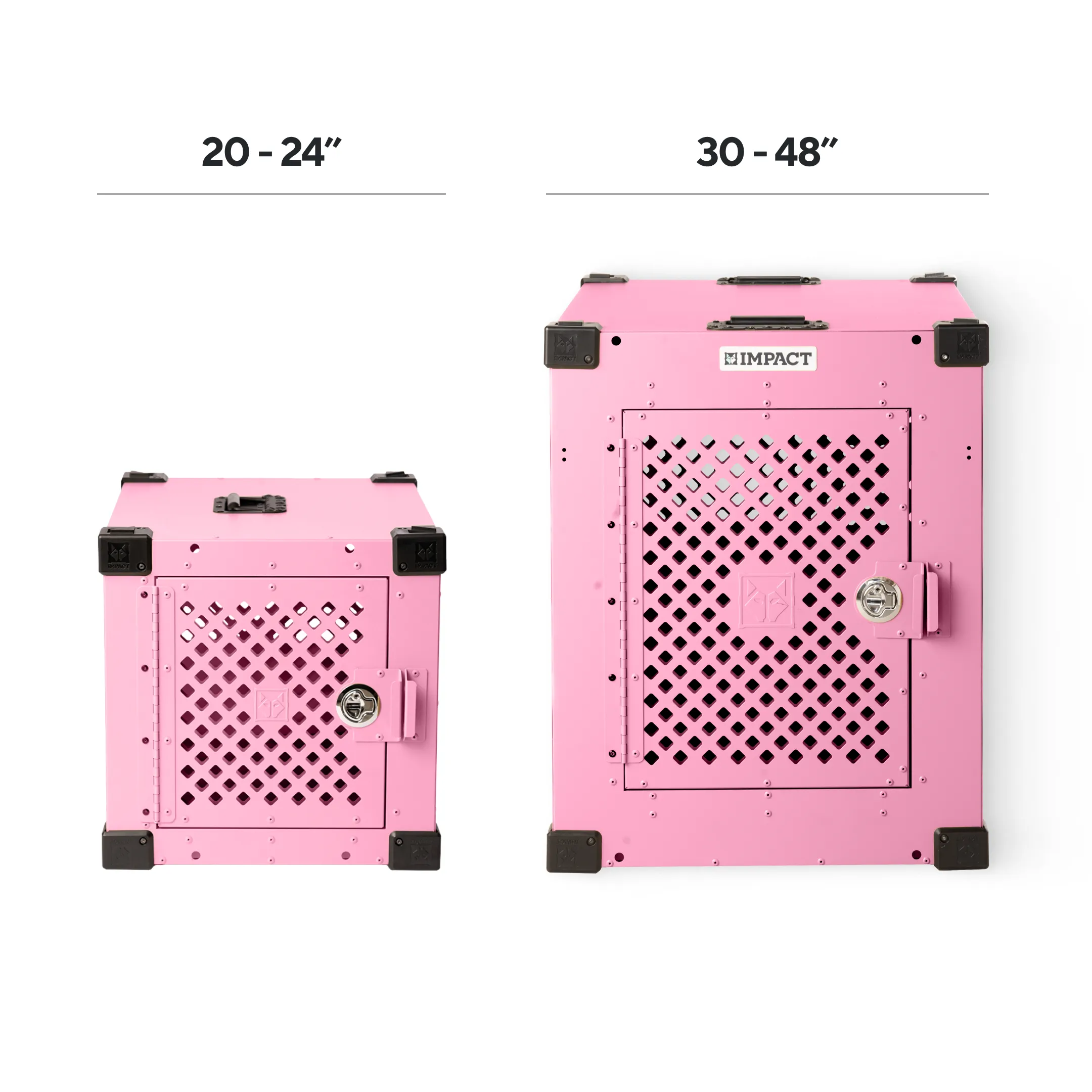 Limited Edition: Pink Stationary Dog Crate