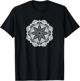 Mandala and Geometric Inspired Pattern T-Shirt
