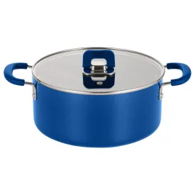 Non-Stick Casserole With Lid - Non-Stick Stylish Kitchen Cookware With Foldable Knob, 5 Quart, Works With Model: Nccwstkbul (Blue)