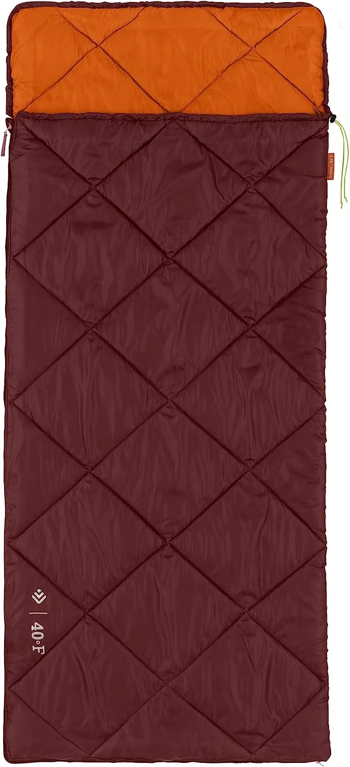 Outdoor Products 40F Sleeping Bag with Pillow Pad Regular Length/Extra-Long