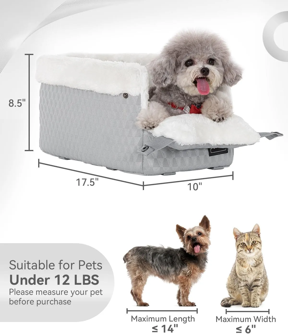 PETSFIT Consoler Seats For Dogs  Up to 12 Lbs