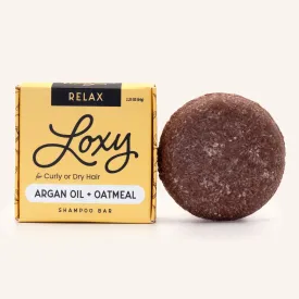 RELAX: Shampoo Bar for dry, frizzy or curly hair with Argan Oil & Oatmeal