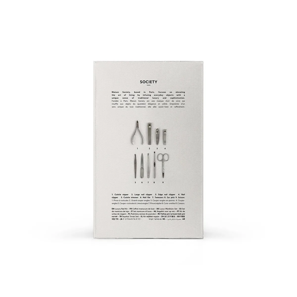 Society Paris Grooming Nail Kit Luxury