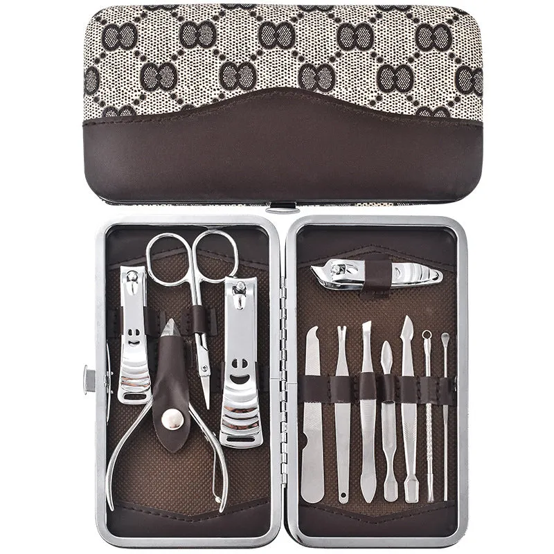 Stainless Steel Nail Scissor Set Nail Clippers Manicure Manicure Implement Nail Clippers Gift Manicure Implement