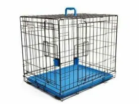VOYAGER WIRE CRATE - 2 DOORS S, BLUE