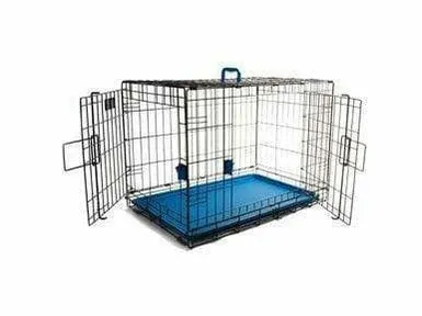 VOYAGER WIRE CRATE - 2 DOORS S, BLUE