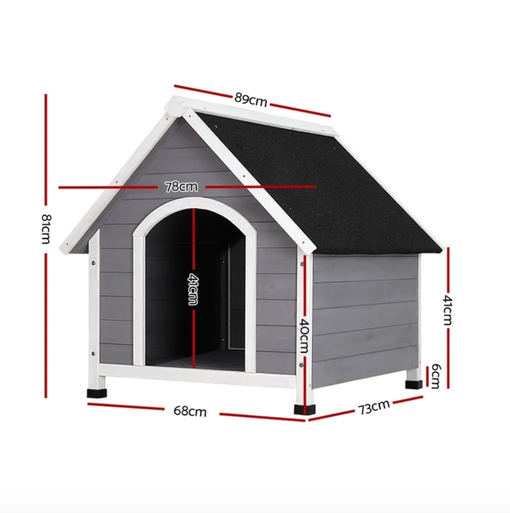 Weatherproof Outdoor Indoor Dog Kennel House (2 Sizes)